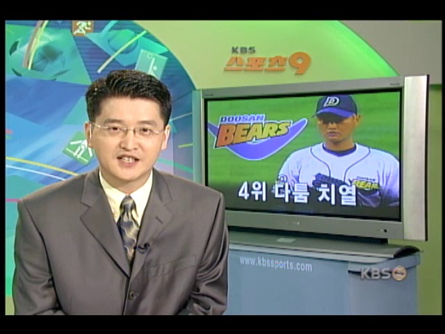 프로야구 4위 다툼 치열 
