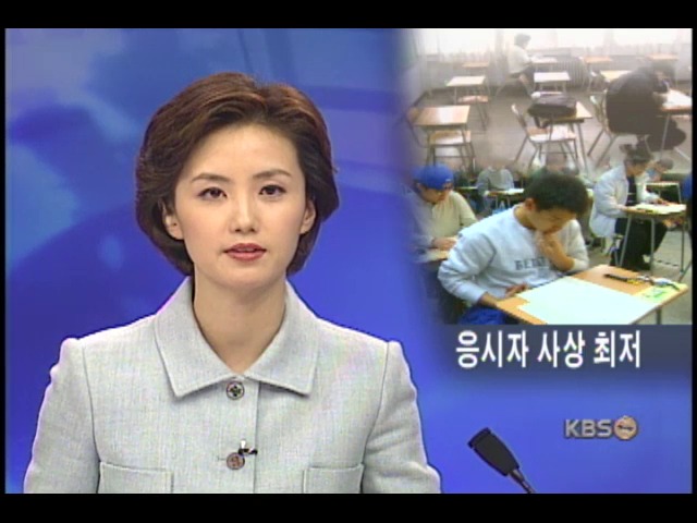 올해 수능 응시 67만 5천명, 사상 최저 