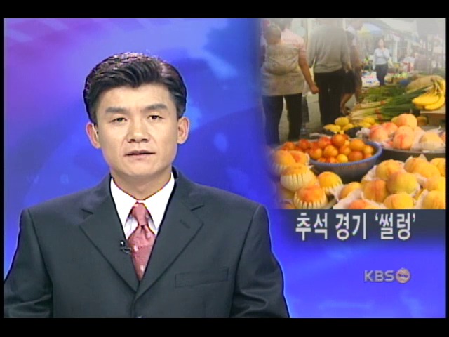 수해 여파로 추석 경기 썰렁 