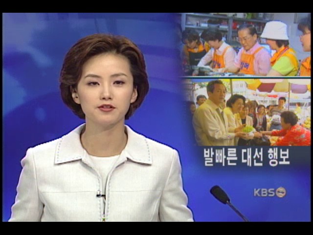 이회창 후보-정몽준 의원, 활발한 독자행보 
