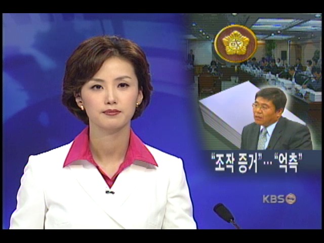구치소 국감, 김대업 씨 신뢰성 공방 