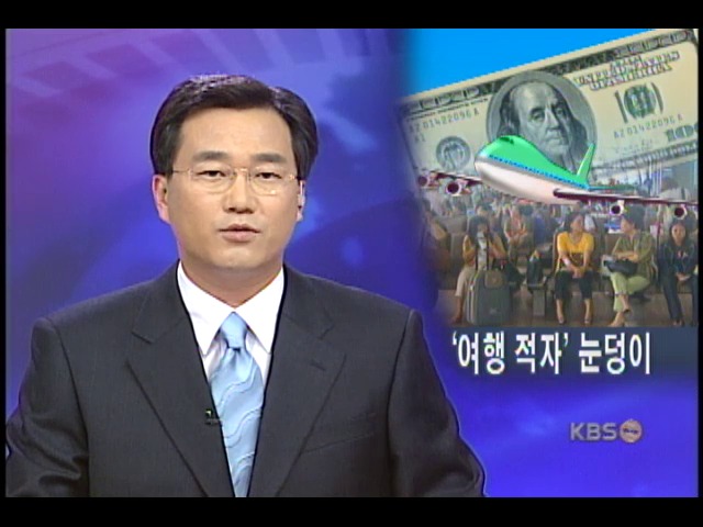 여행수지 적자 사상최대 