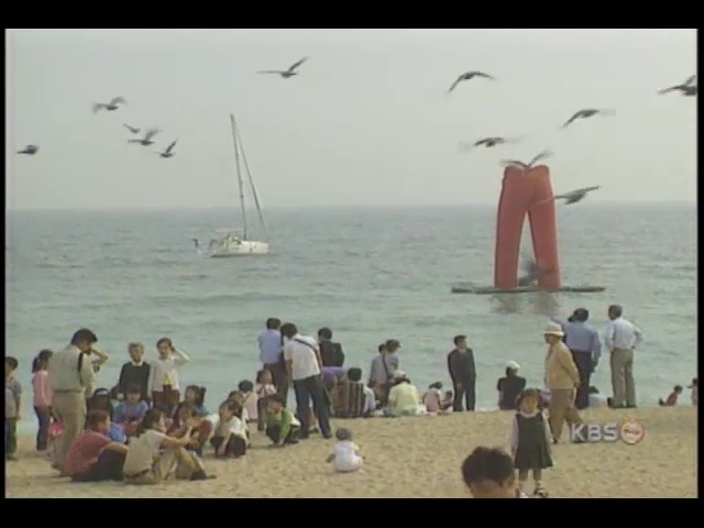 해운대, 외국인 관광명소로 북적 