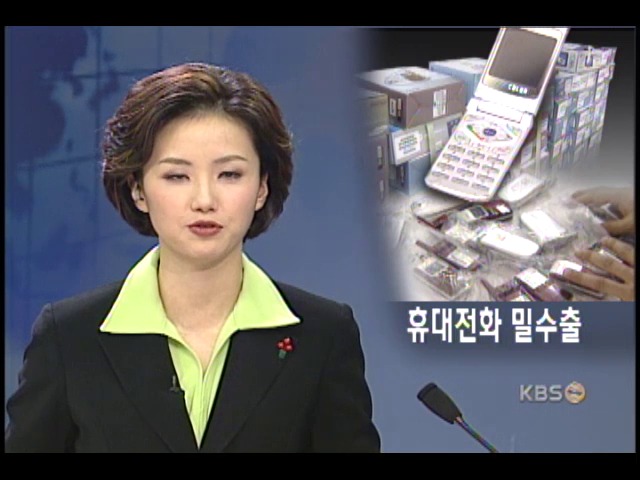 휴대전화깡 신종 사기, 천 7백여 대 밀수 