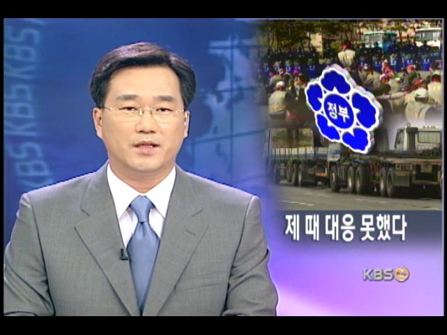 정부 대책, 사후약방문 