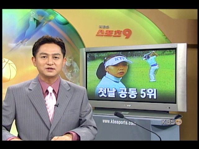 LPGA 김미현, 첫날 공동 5위 