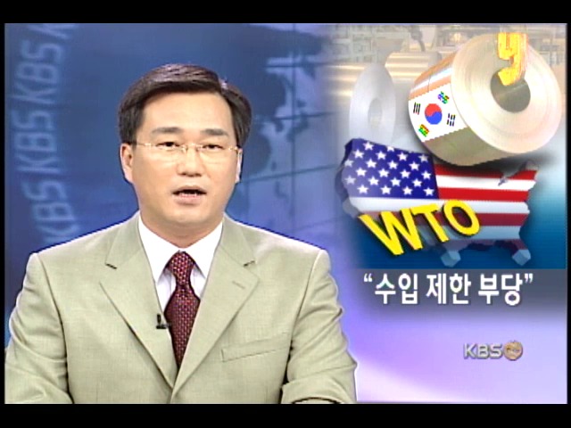 WTO, `미 철강수입규제는 규약위반` 판정 