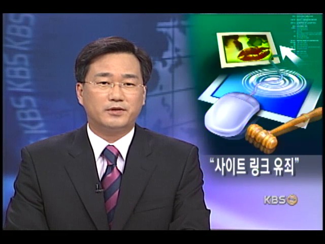 `음란 사이트 단순 링크도 유죄` 