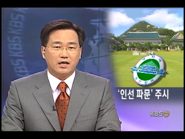 청와대 파동 추이 주시 