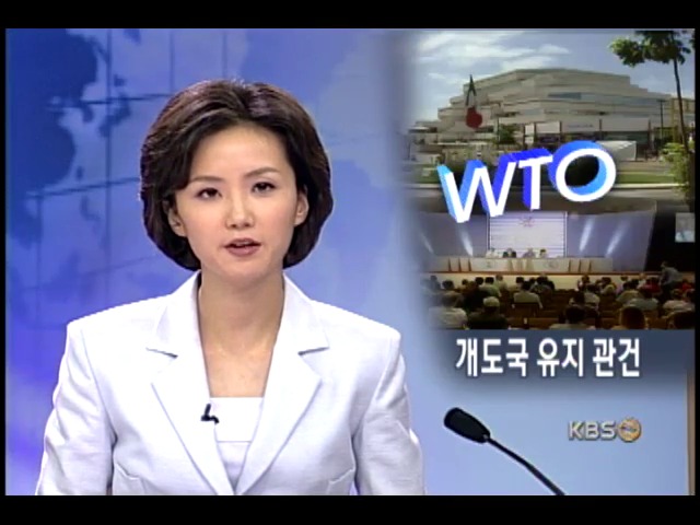 WTO 유지, 개도국 인정이 목표 