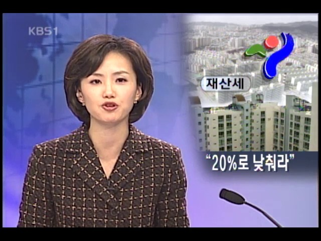 서울시, 재산세율 20%대로 인하 건의 