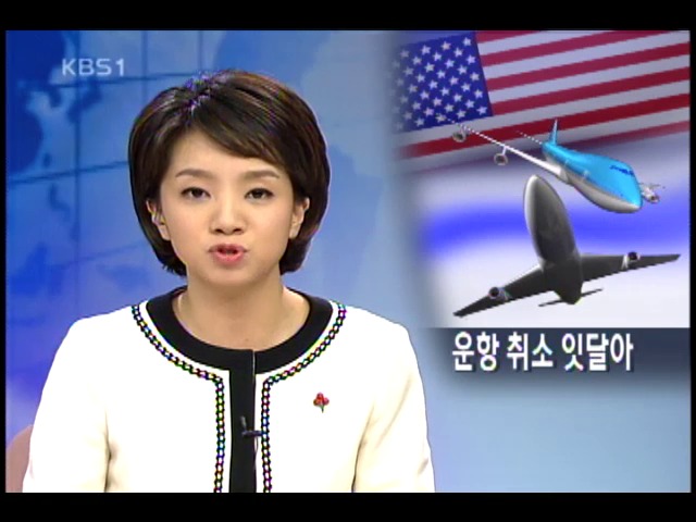 테러 보안 조치로 미국행 최소 잇따라 