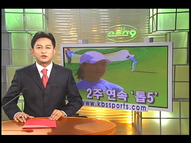 안시현, 2주 연속 톱5 