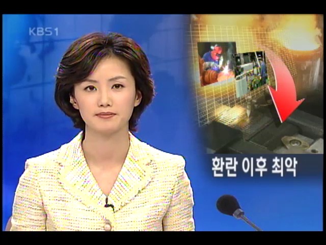 지난해 경제성장률 3.1%, 환란이후 최저 