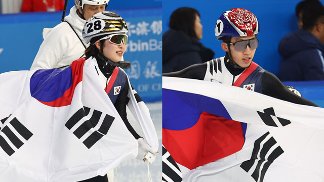 쇼트트랙 김길리·박지원 남녀 1,500m 나란히 금메달…대회 2관왕