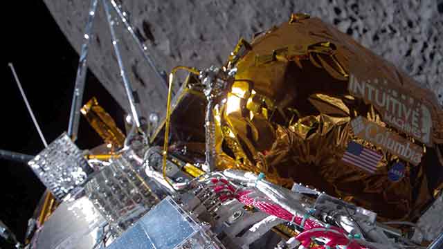 [속보] 미국 민간 우주선 ‘오디세우스’ 달 착륙 성공