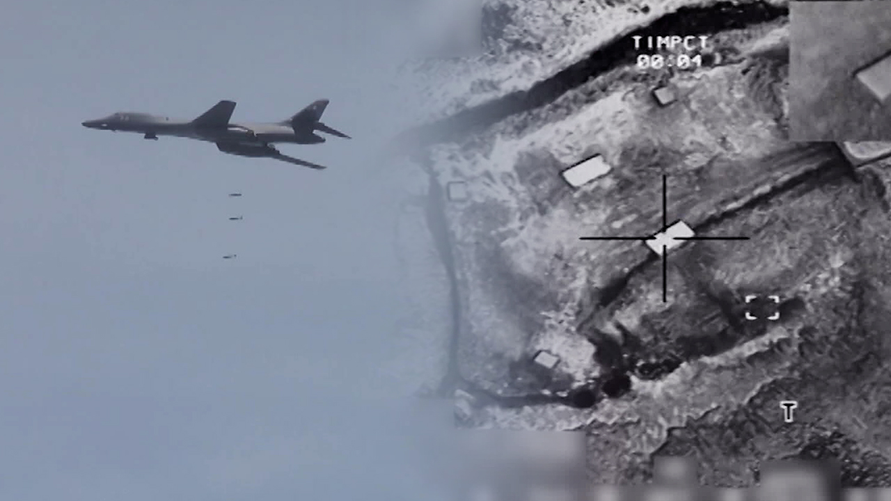 미 폭격기 B-1B…7년 만에<br> 한반도서 JDAM 투하