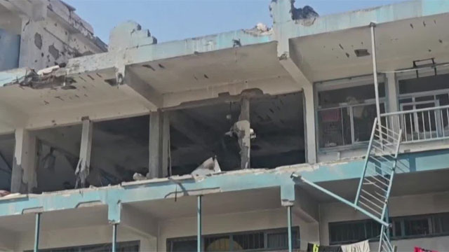 이스라엘, 가자지구 내 UN학교 공습…“어린이 포함 40명 숨져”