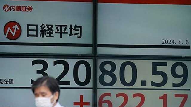 [속보] 일본 닛케이지수 장중 2,700포인트 넘게 급등…사상 최대 상승폭