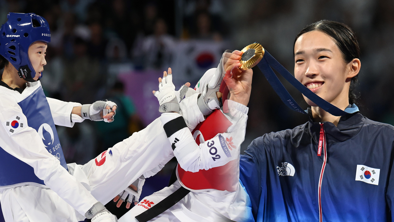 세계 랭커들 격파한 김유진의 ‘금빛 발차기’<br> 57kg급 16년 만의 금메달