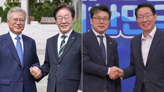 이재명, 문재인 전 대통령 예방…여야, ‘협의체’ 구성 협상