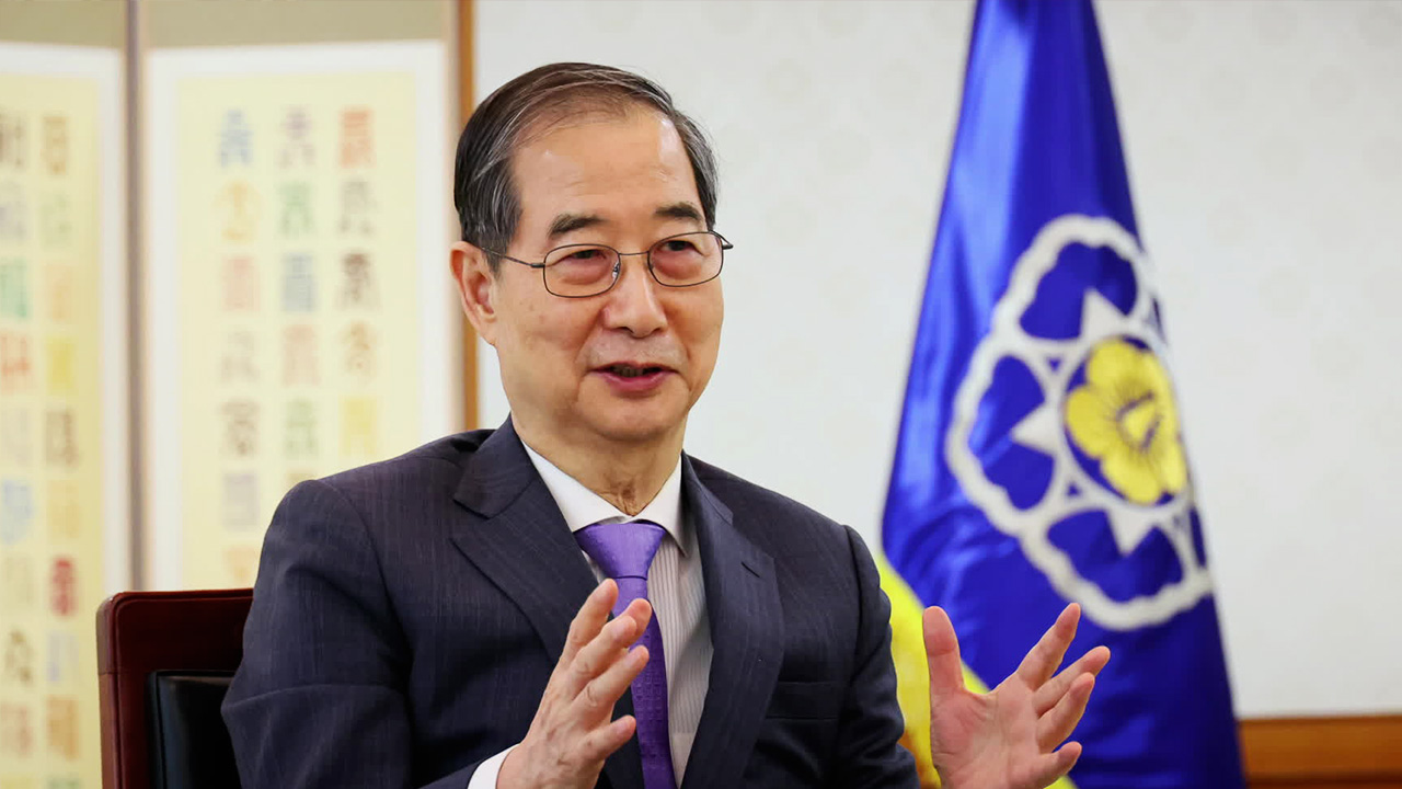 한 대행, 대선 출마 질문에 <br>“노코멘트…아직 결정 안해”