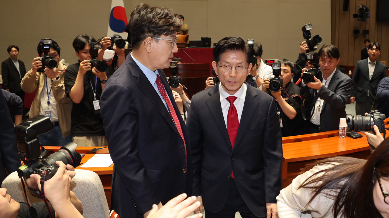 국민의힘, 오늘 단일화 여론조사 종료…의총서 김문수-당 지도부 충돌