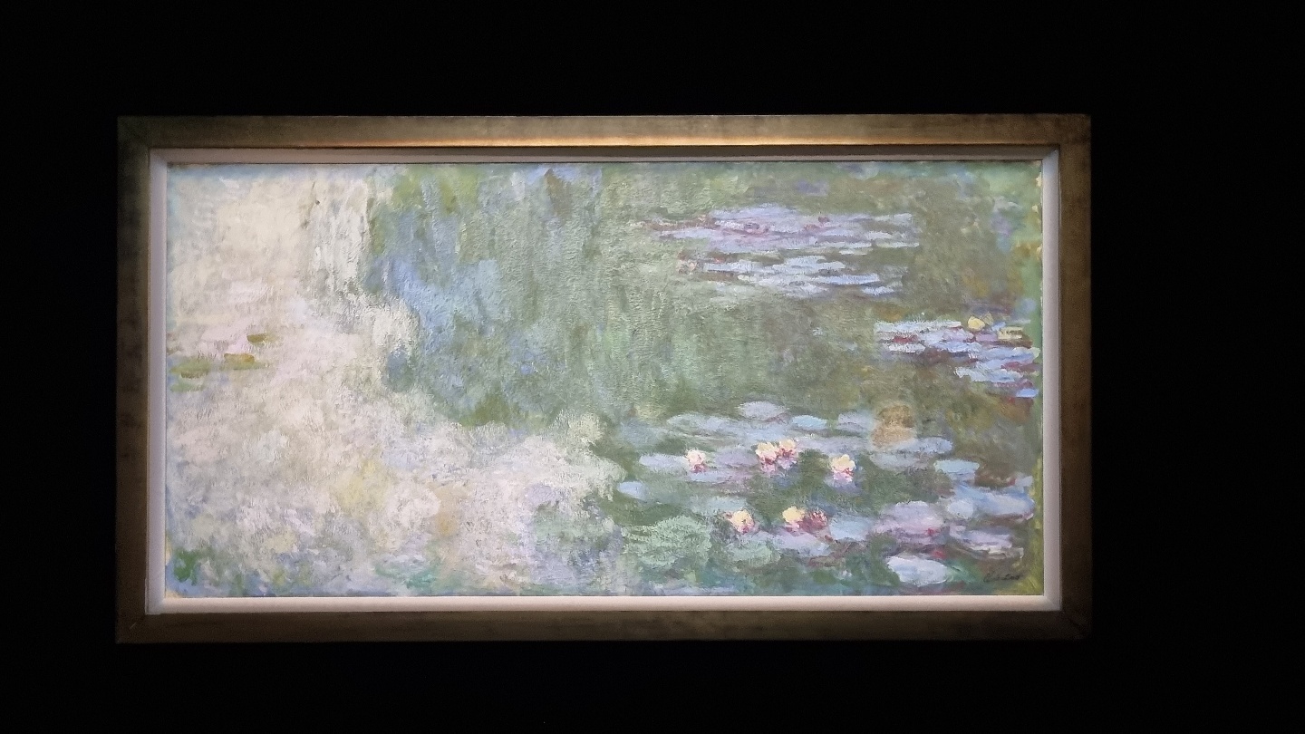 클로드 모네 〈수련이 있는 연못〉, 1917~1920년, 캔버스에 유채, 100.0×200.5cm, 국립현대미술관