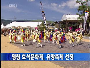 평창 효석문화제, 유망축제 선정