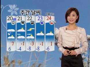 어제보다 기온 올라…늦은 밤 중서부 비 