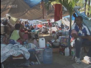 이재민 캠프 위생 상태 ‘심각’…전염병 창궐 우려