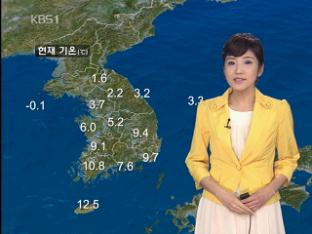 전국 비·눈…강원 산간 대설주의보