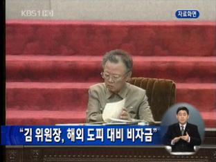 “김 위원장, 해외 도피 대비 비자금”