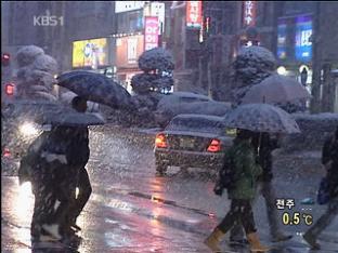 대전·충남에 밤사이 많은 눈…천안 15㎝