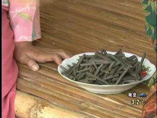 인도네시아 간식거리 ‘진흙과자’ 