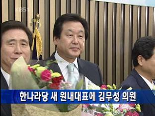 한나라당 새 원내대표에 김무성 의원