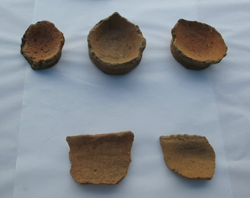 ‘4대강’ 문막리 현장에서 발굴된 토기조각
