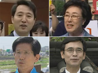 수도권 광역단체장 후보, 민심잡기 ‘표몰이’