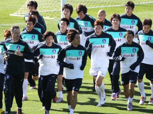 축구대표팀, 결전지 요하네스버그 입성