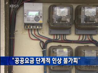 “공공요금 단계적 인상 불가피”