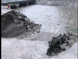 北개성 50년 만에 342㎜ 폭우…피해 심각