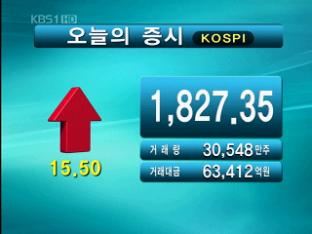 코스피 1,827.35 코스닥 483.25