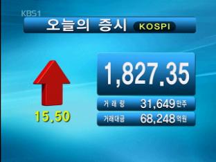 코스피 1,827.35 코스닥 483.25
