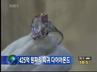 425억 원짜리 희귀 다이아몬드
