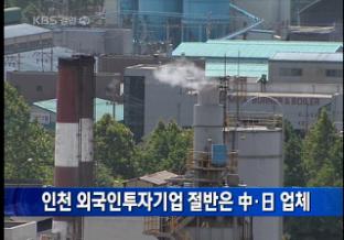 인천 외국인투자기업 절반은 中·日 업체