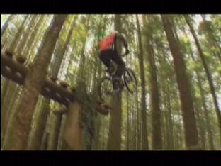 [크로스미디어] 산악 자전거 묘기