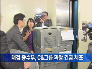 대검 중수부, C&그룹 회장 긴급 체포