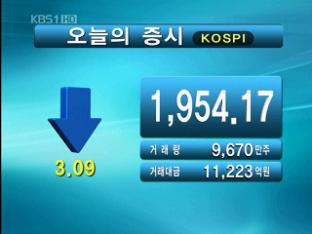 코스피 1,954.17 코스닥 504.67