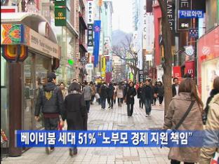 베이비붐 세대 51% “노부모 경제 지원 책임”