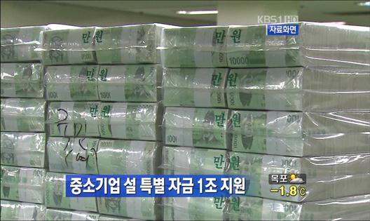 중소기업 설 특별 자금 1조 지원